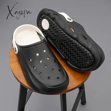 Men Slippers Summer New Eva Soft-Soled Platform Slides Sandals Indoor Outdoor Walking Beach Shoes